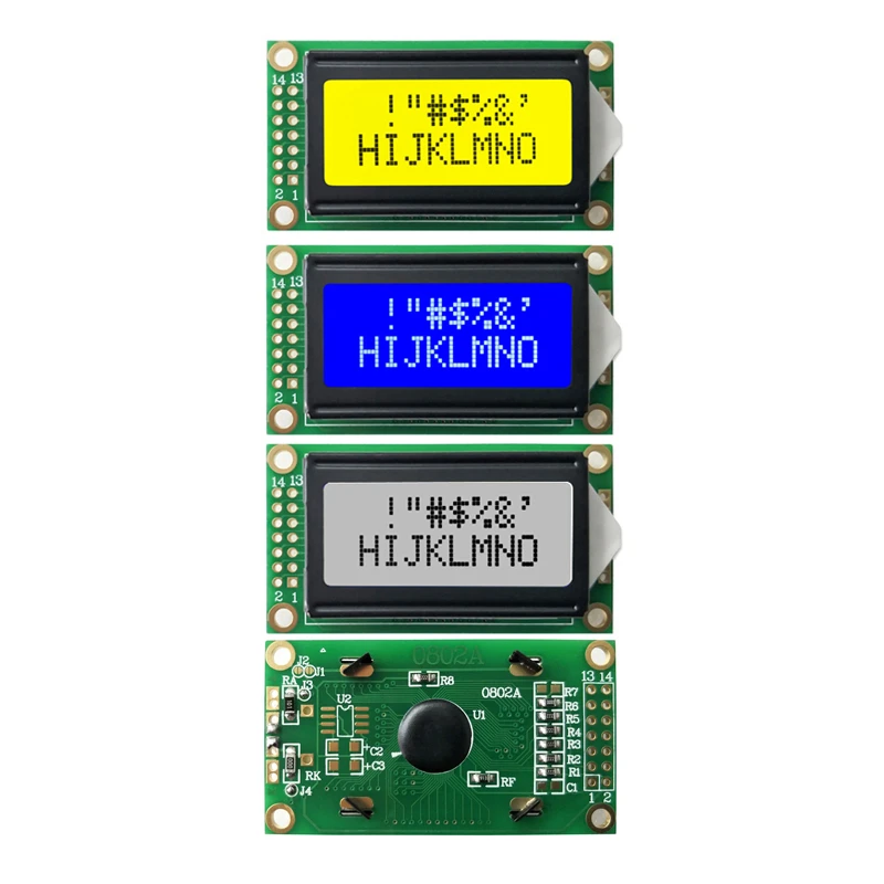 0802 Taispeáint LCD