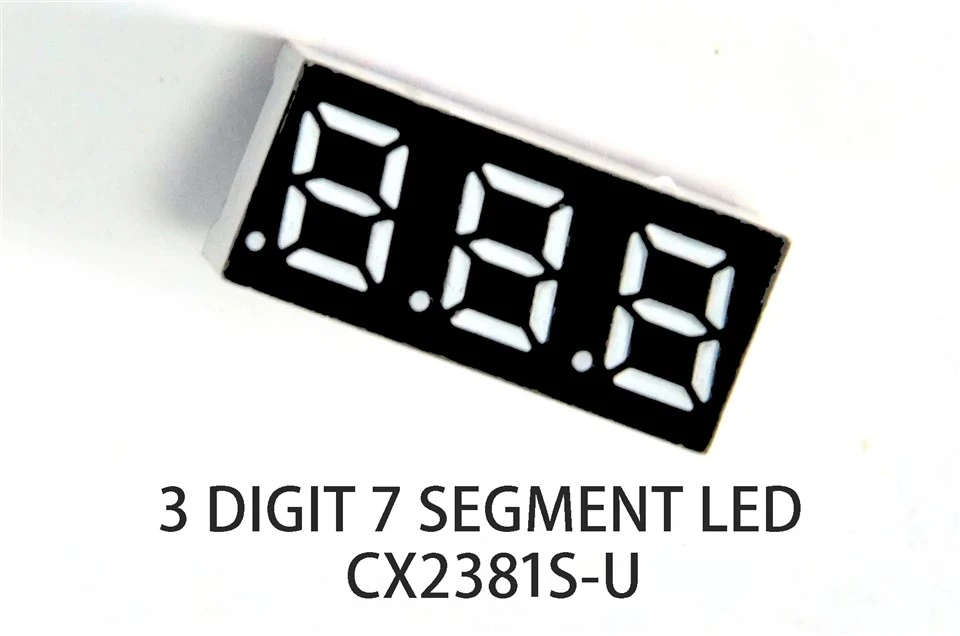 LED trí dhigit 7 Deighleog